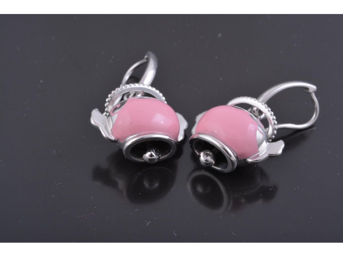 Сережки дзвіночки у стилі Chantecler, срібло - Купити