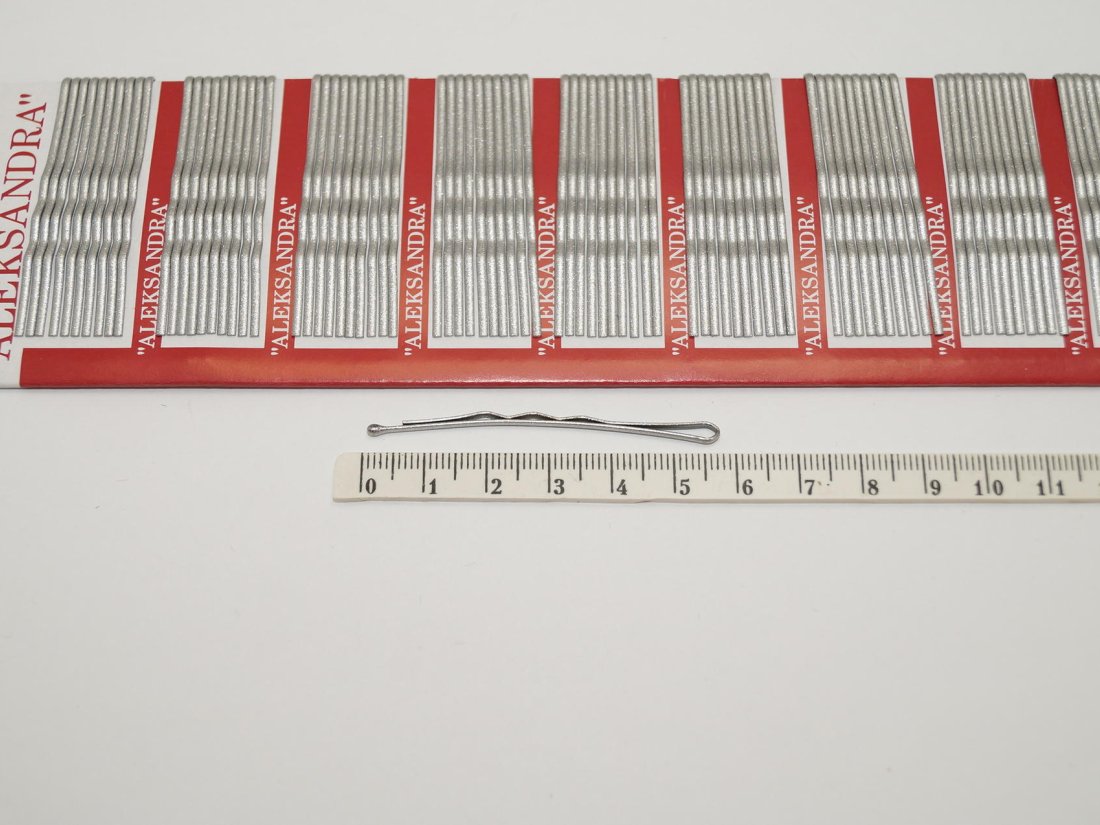 Невидимки для волос.5.7 см С - Кристалік