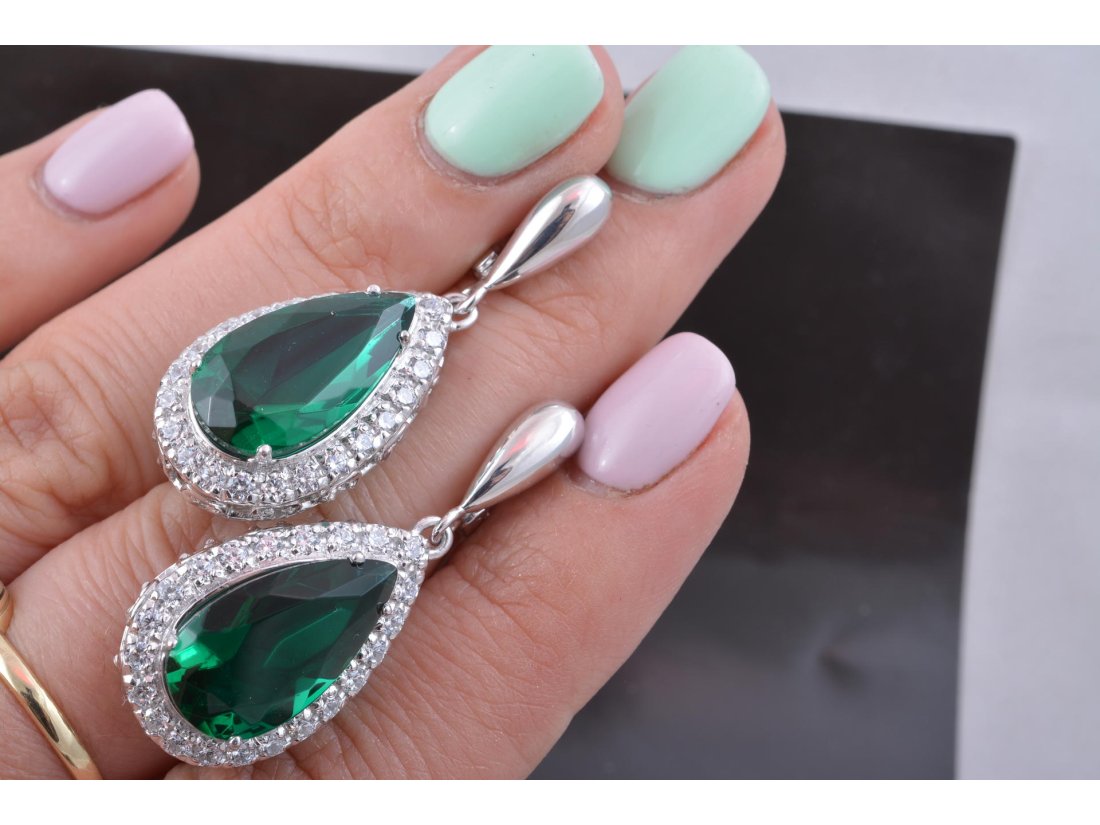 Сережки "Краплі" - Багира