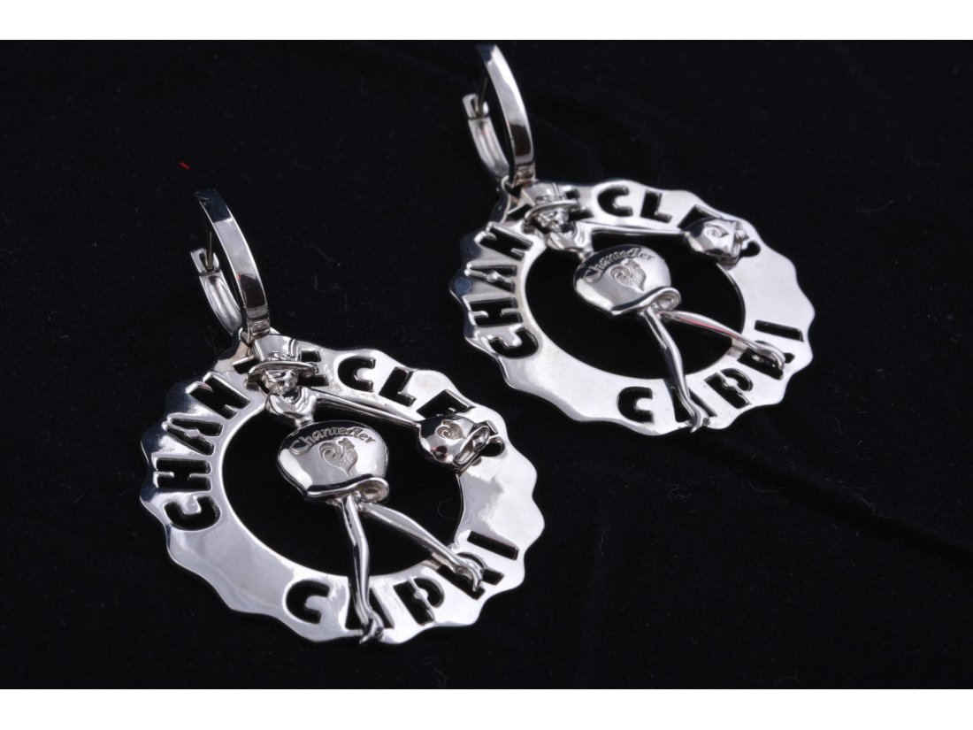 Сережки у сріблі "Дама з сумочкою" - Багира