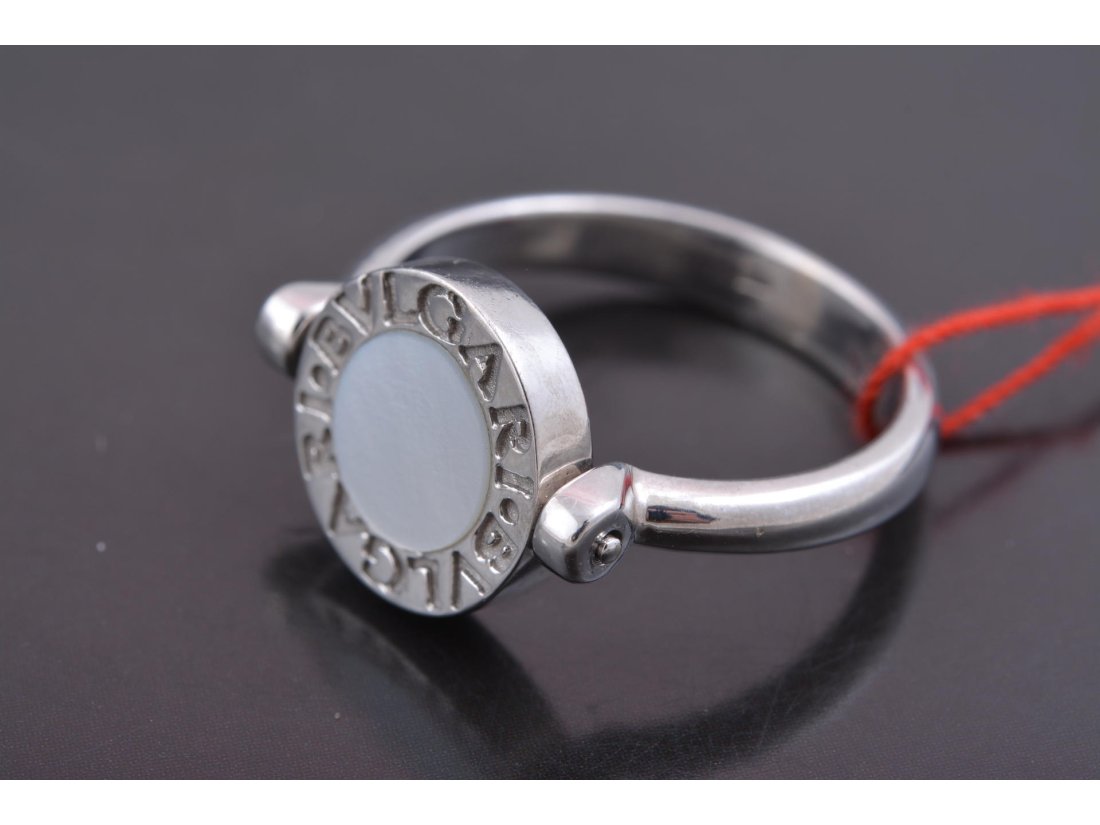 Каблучка з оніксом та перламутром - Багира