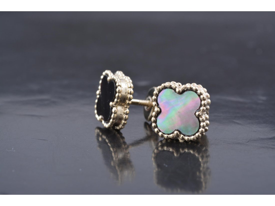 Сережки у стилі Van Cleef - Багира