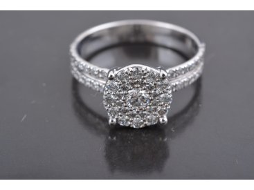 Каблучка з діамантами - Купити