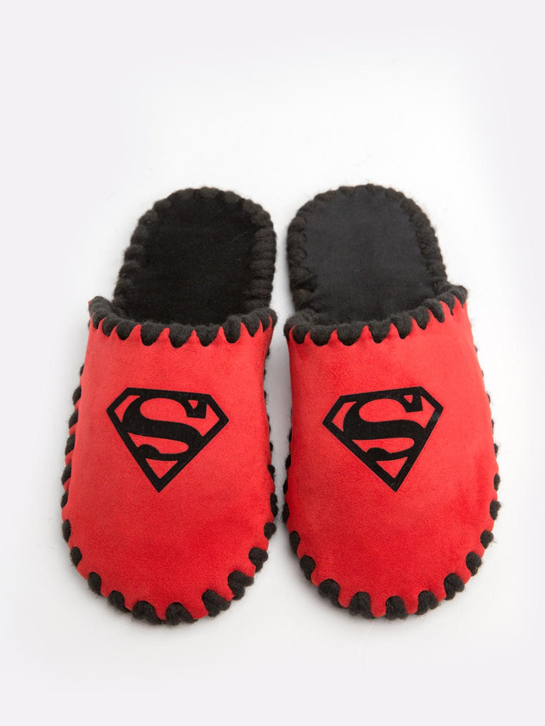 Детские домашние тапочки Superman, красные закрытые, Family Story