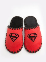 Дитячі домашні капці Superman, червоні закриті, Family Story