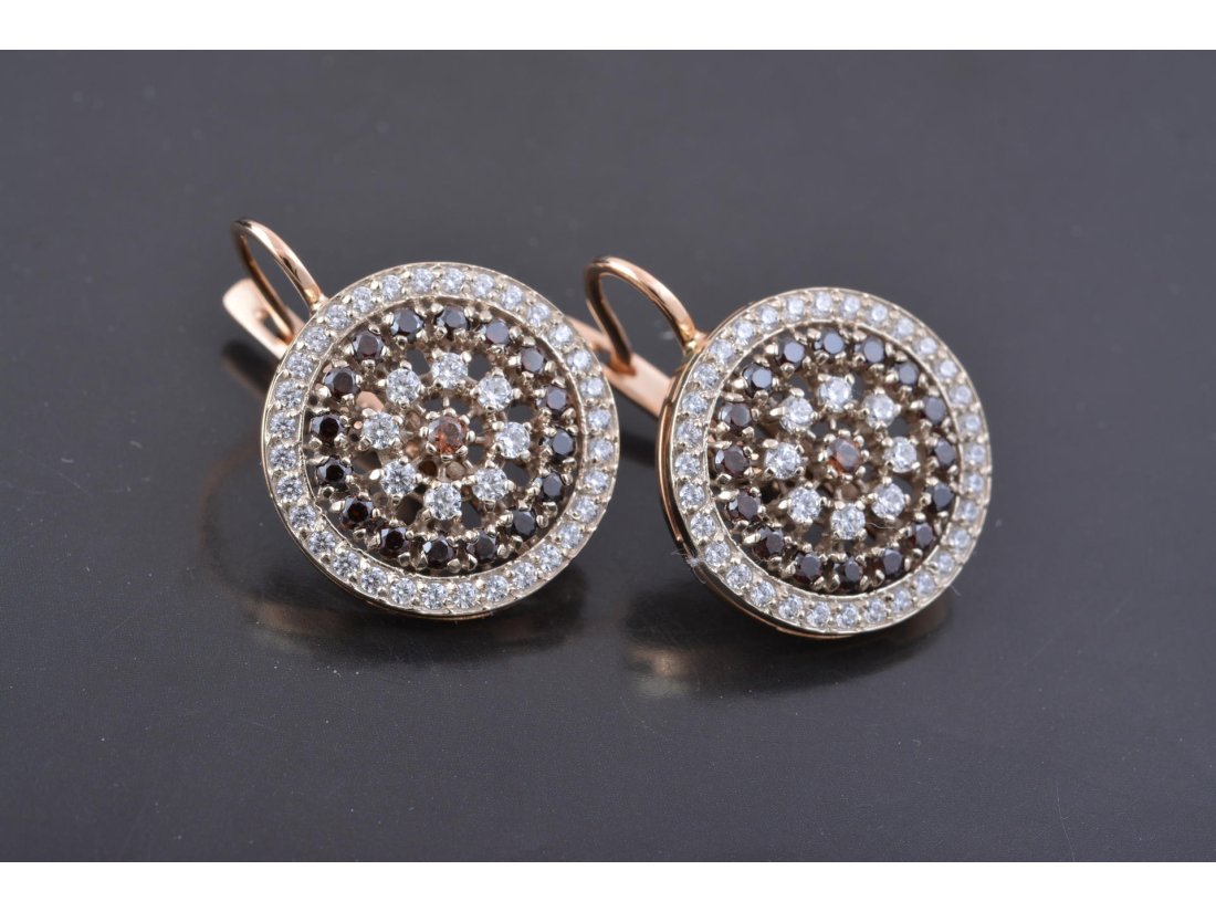 Сережки з розсипом - Купити