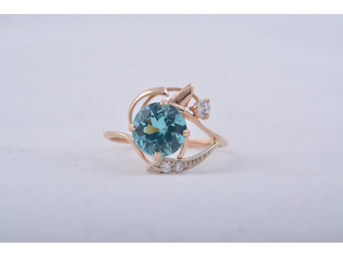 Каблучка (камінь зелений кварц)