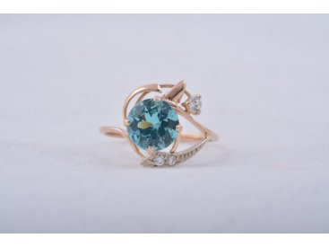 Каблучка (камінь зелений кварц) - Купити