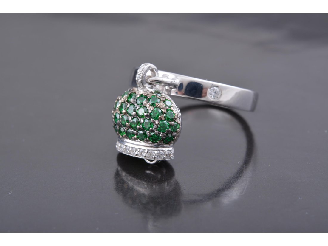 Каблучка з дзвіночком у стилі Chantecler, срібло - Купити