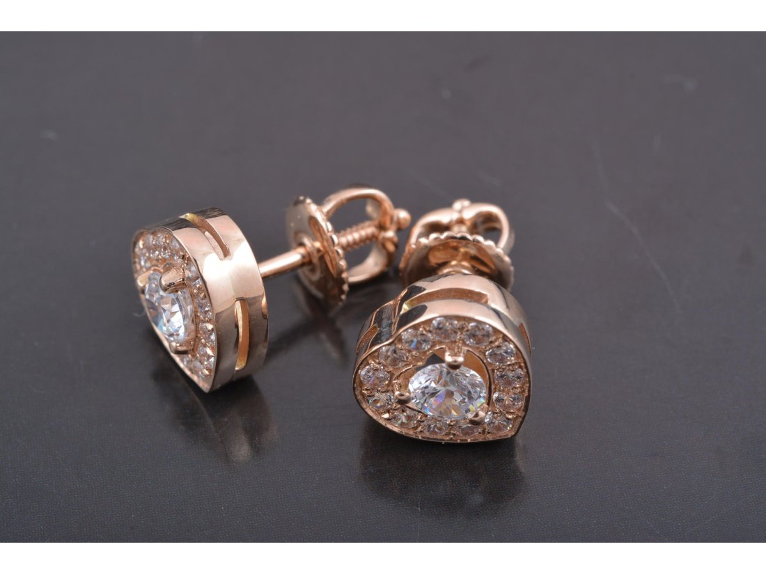 Сережки "Серце" - Багира