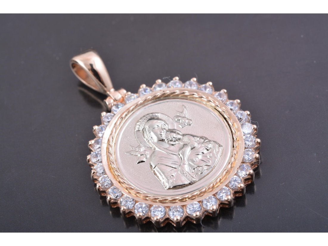 Підвіс &quot;Мадонна&quot; із камінням - Багира