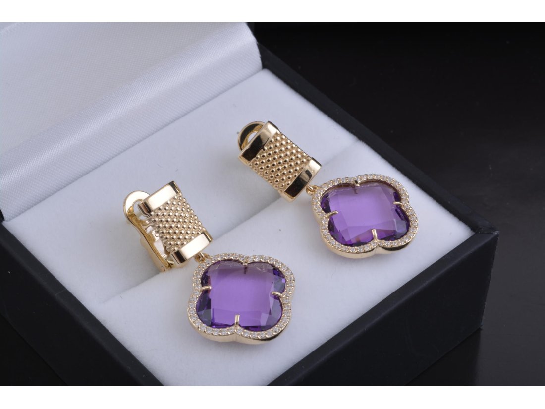 Сережки у стилі Van Cleef & Arpels - Купити