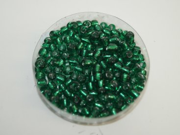 Бісер великий,Китайський. 450г. Зелений - Купити