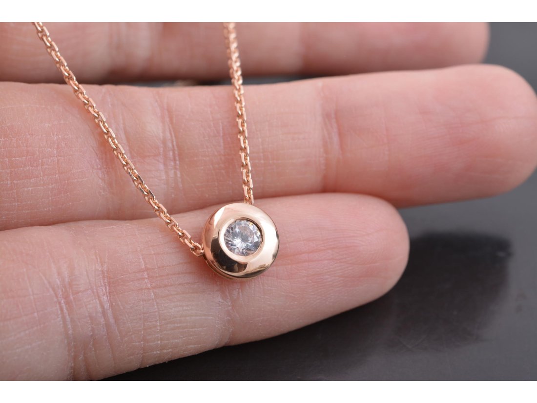 Кольє з великим бігунком - Купити