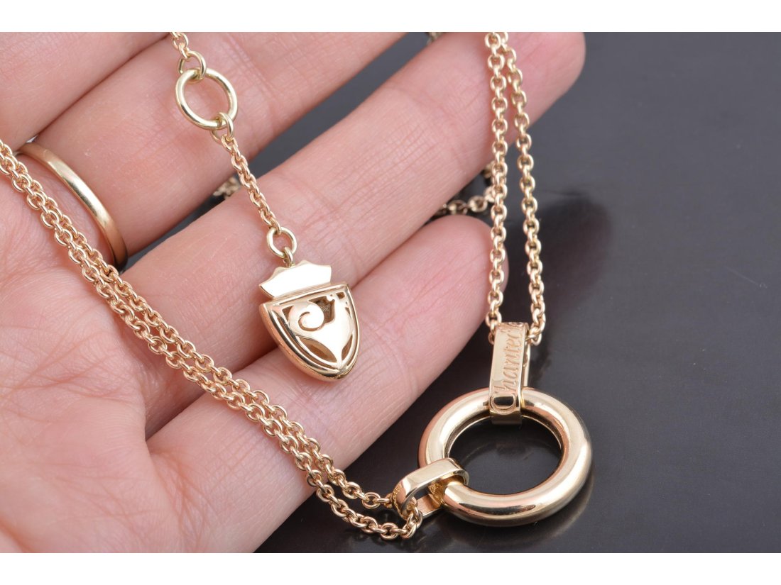 Кольє у стилі Chantecler, червоне золото