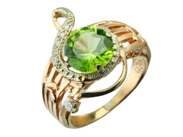 Жіноча каблучка "Скрипковий ключ" - Фото Жіноча каблучка "Скрипковий ключ" - Купити