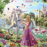 Девушка и единорожка 30х40 - Фото1 Девушка и единорожка 30х40 оптом, фото 56722