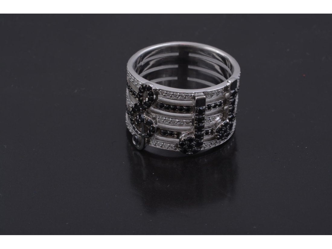 Каблучка &quot;Нотний стан&quot; та &quot;Скрипковий ключ&quot;