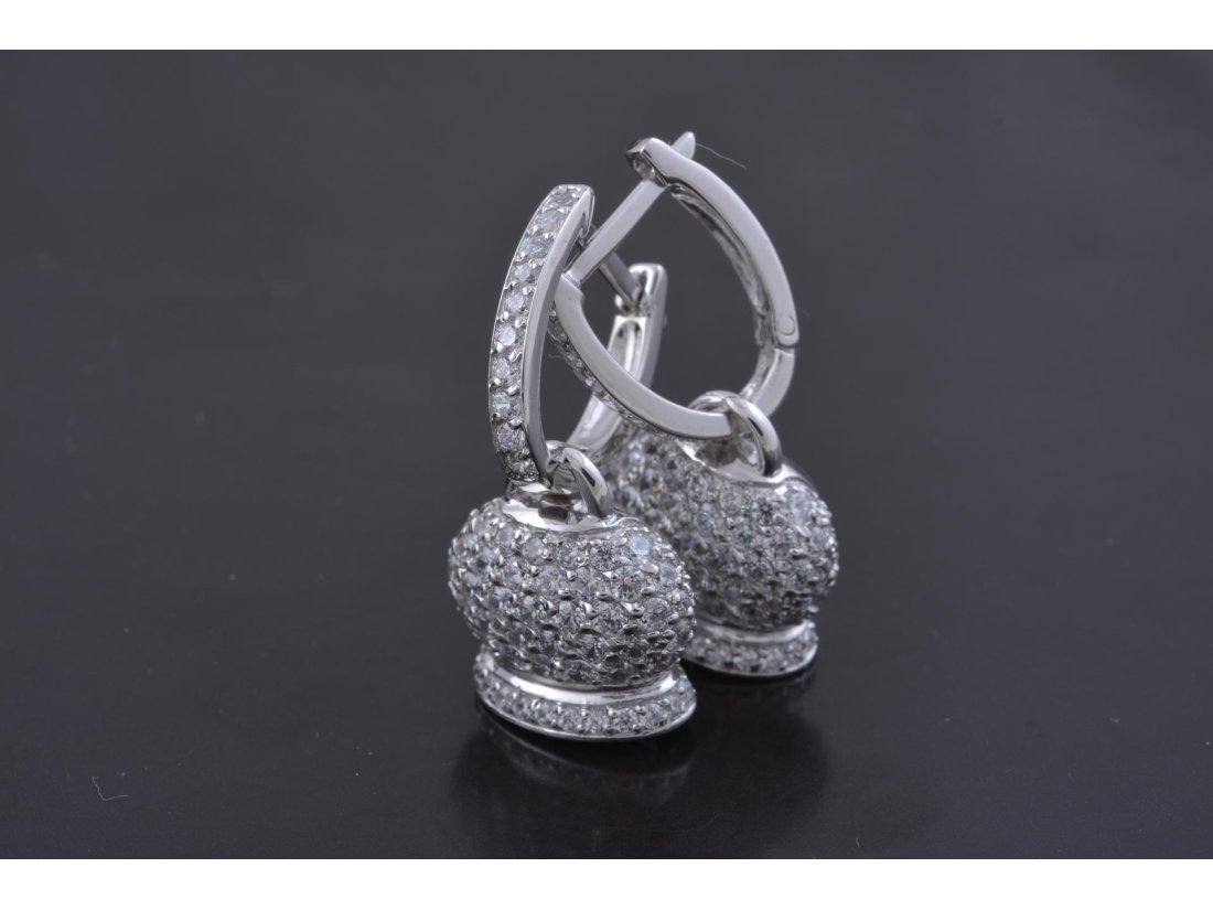 Сережки дзвіночки у стилі Chantecler, жовте золото - Купити