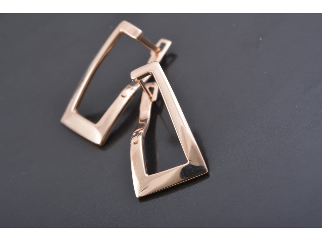 Сережки без каміння