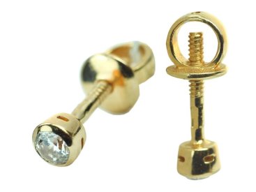 Сережки пусети - Фото Сережки пусети - Купити