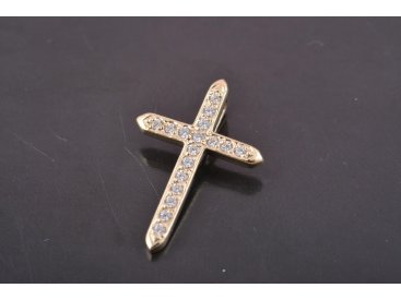 Хрестик із цирконієм - Купити