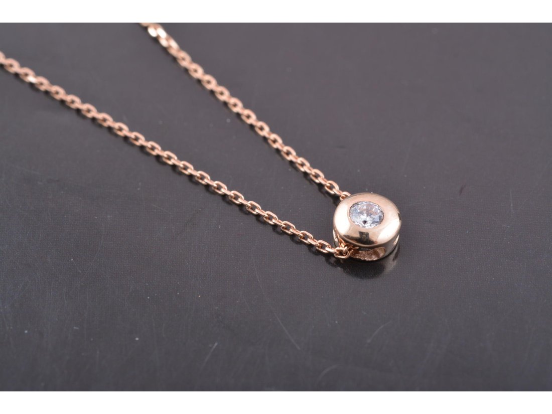 Кольє з маленьким бігунком