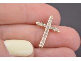 Хрестик із цирконієм