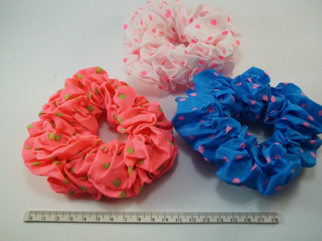 Резинки для волосся. Об'ємні. - Кристалік