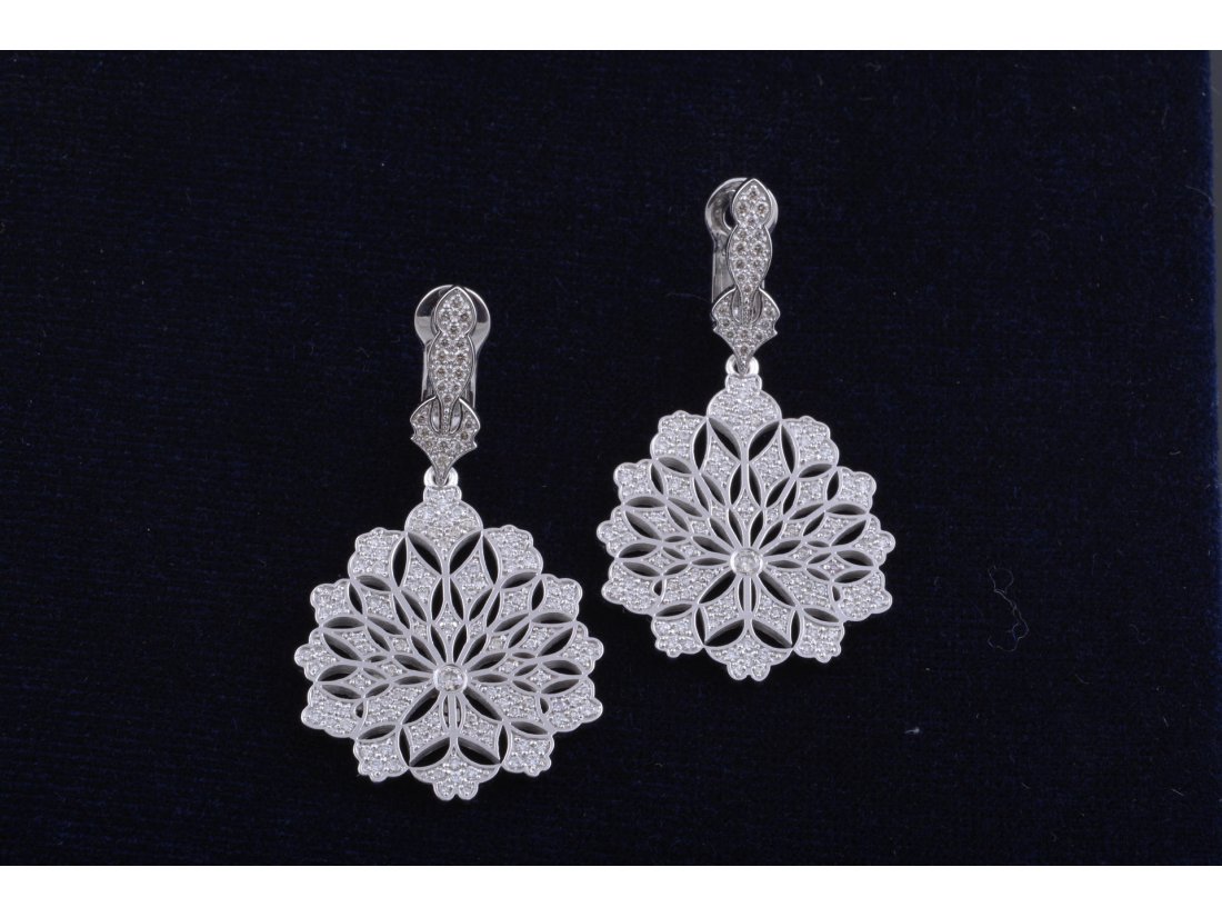 Сережки з діамантами - Купити