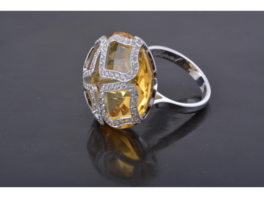 Гарнітур у стилі Chopard (аметист, зелений кварц, цитрин, топаз)