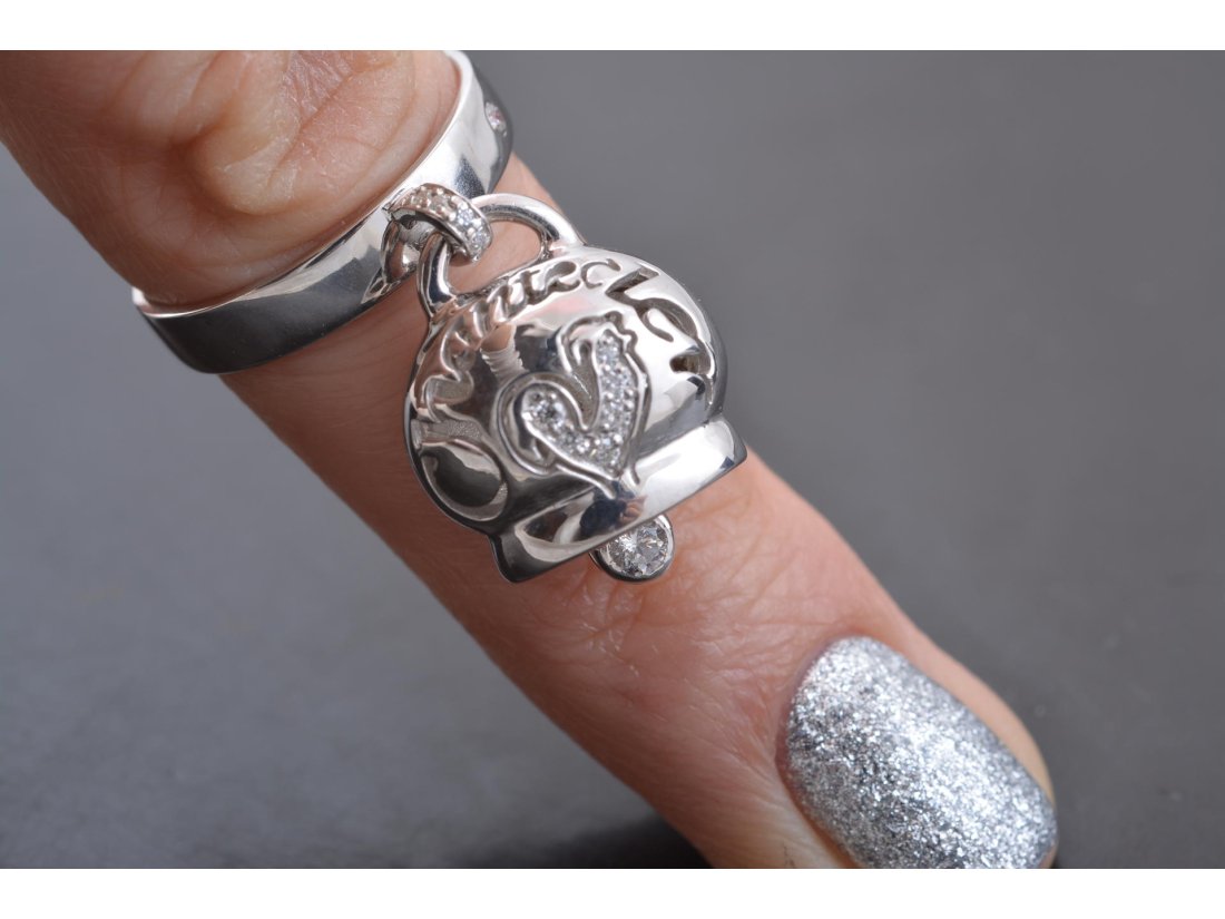 Каблучка у стилі Chantecler, срібло