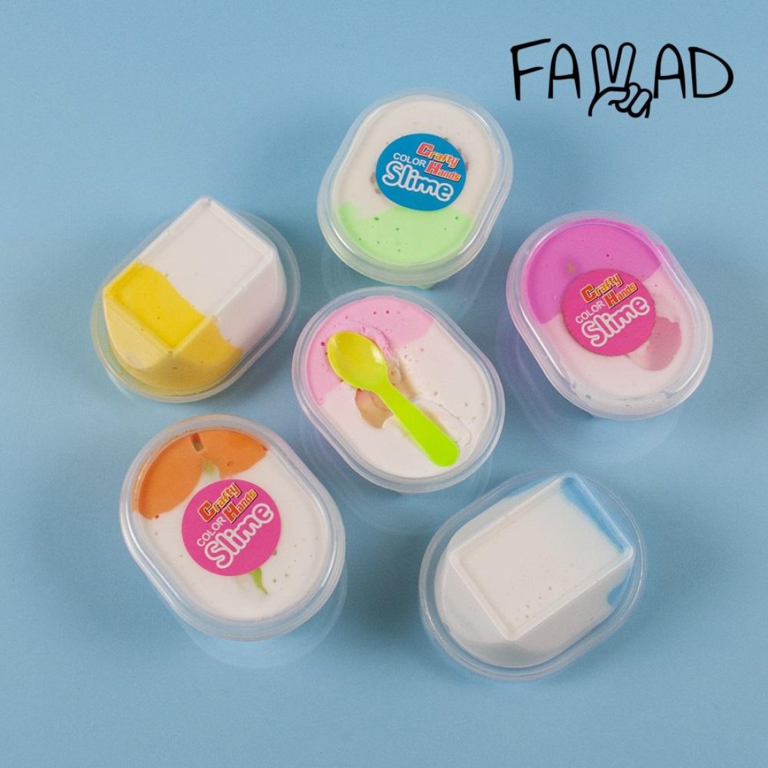 Батер слайм с ложечкой оптом, фото 7421