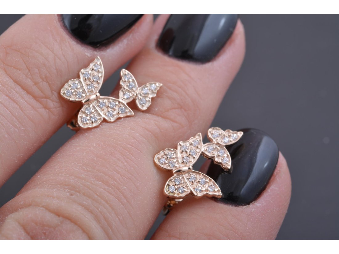 Сережки "Метелики"