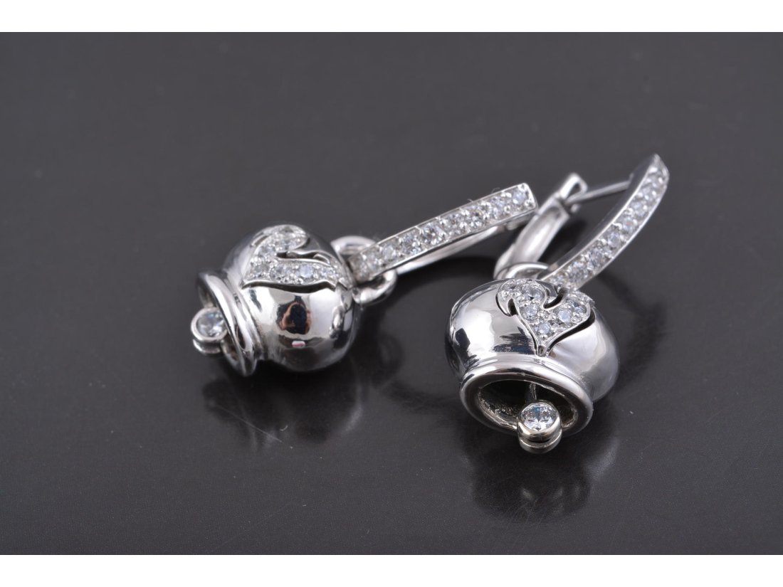 Сережки зі срібла у стилі Chantecler - Купити