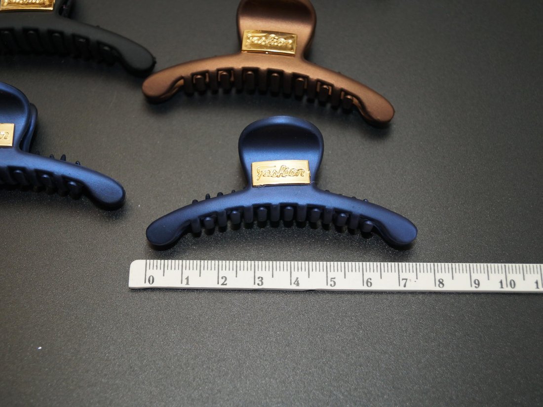 Краби для волосся. Матові 7.5 см. - Кристалік