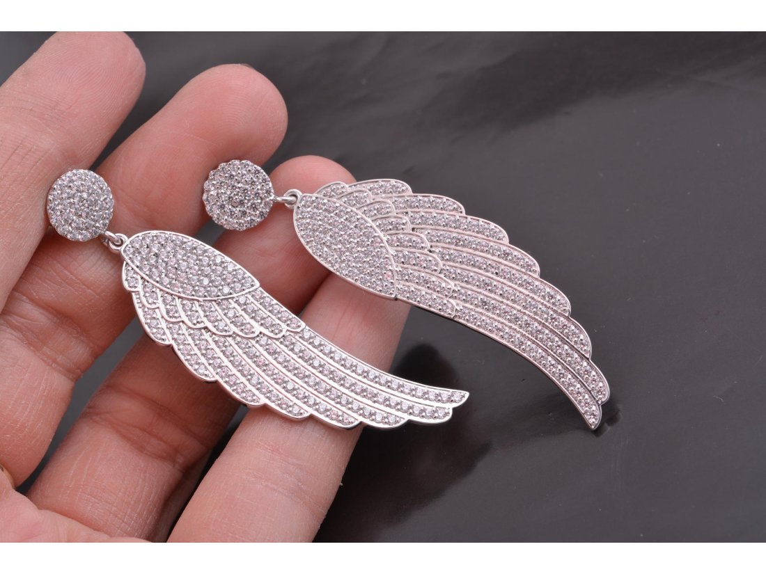 Сережки &quot;Крила&quot; у сріблі - Купити