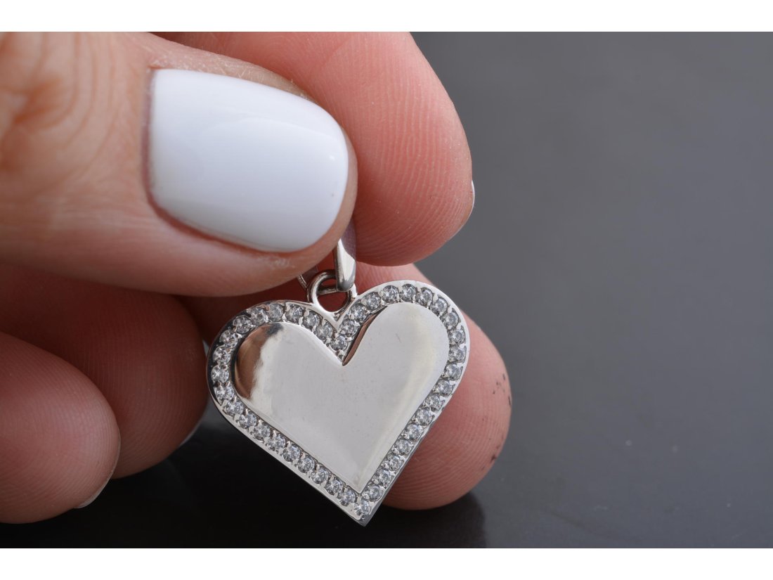 Підвіс "Серце" під гравіювання - Багира