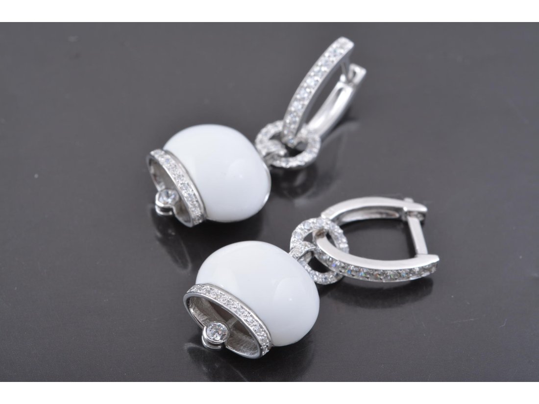 Сережки-дзвіночки у стилі Chantecler, срібло