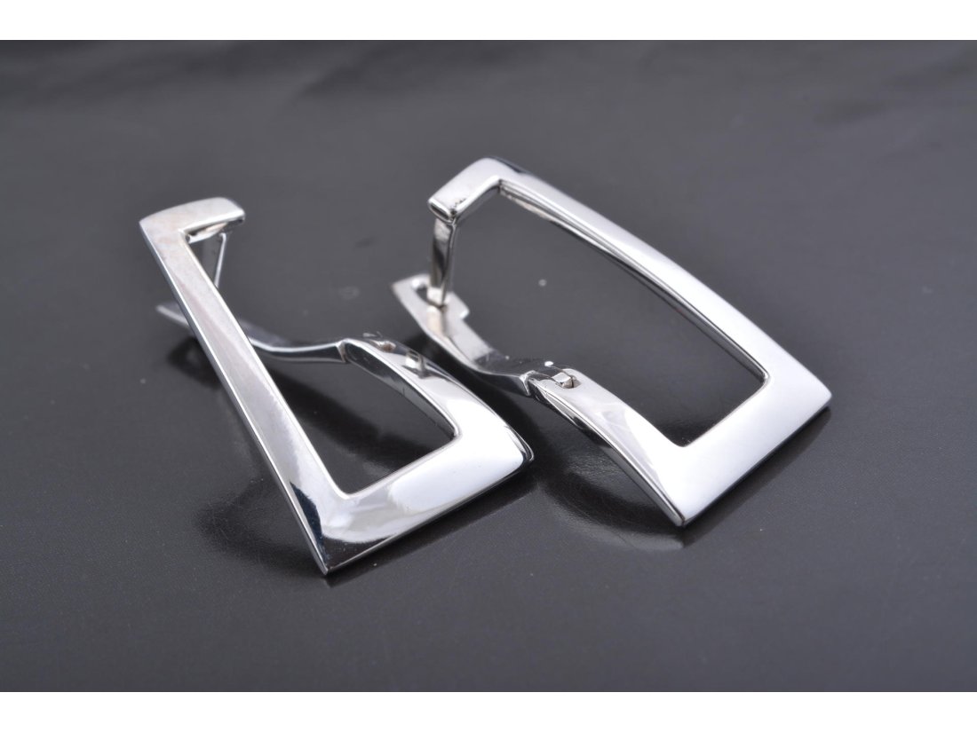 Сережки без каміння