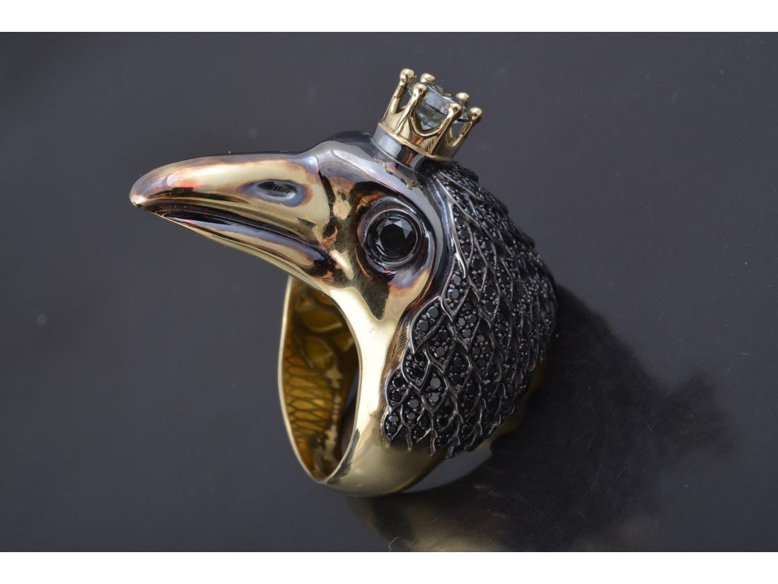 Каблучка &quot;Ворон&quot; - Багира