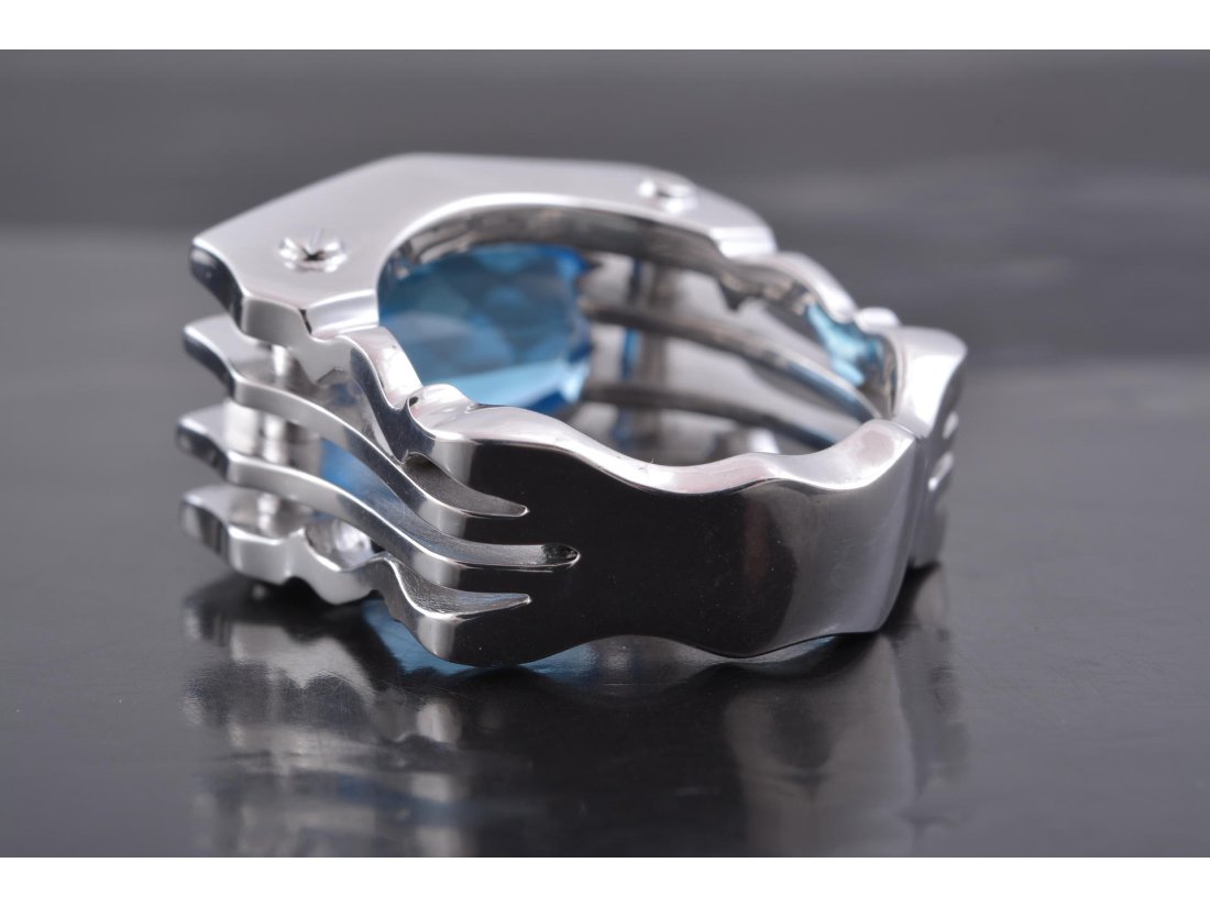 Чоловічий срібний перстень