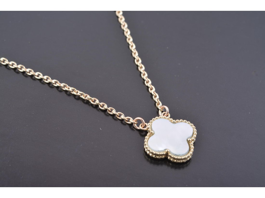 Кольє з чорним перламутром у стилі Van cleef - Багира