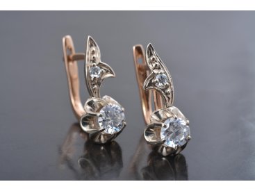 Сережки &quot;Трояндочка&quot; класичні - Купити