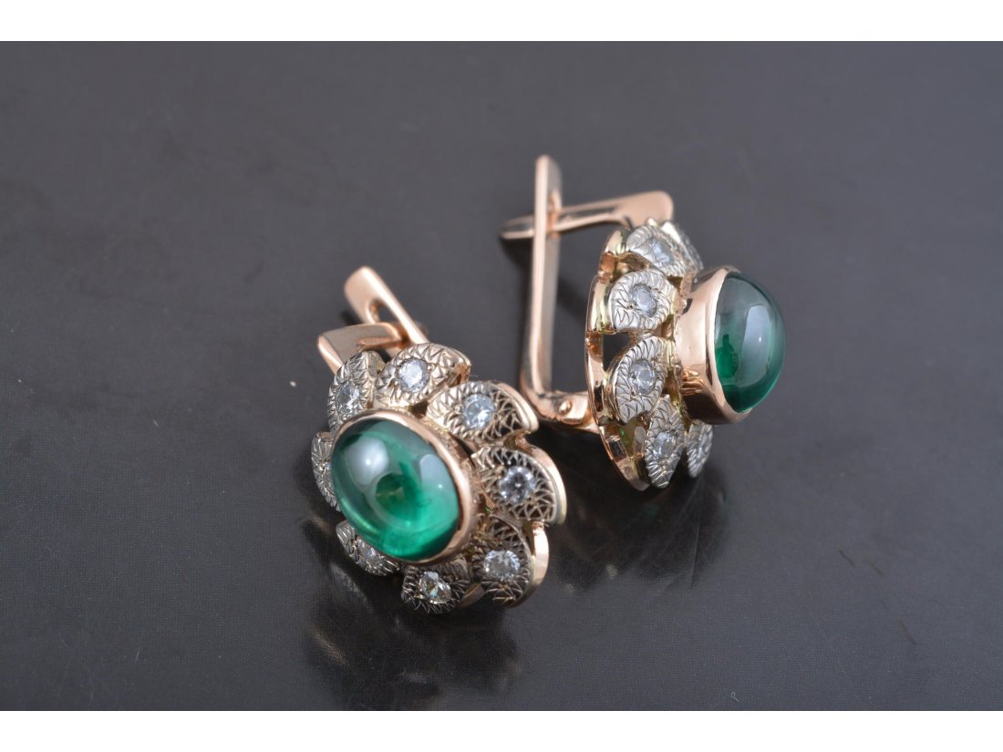 Сережки "Красуня" - Багира