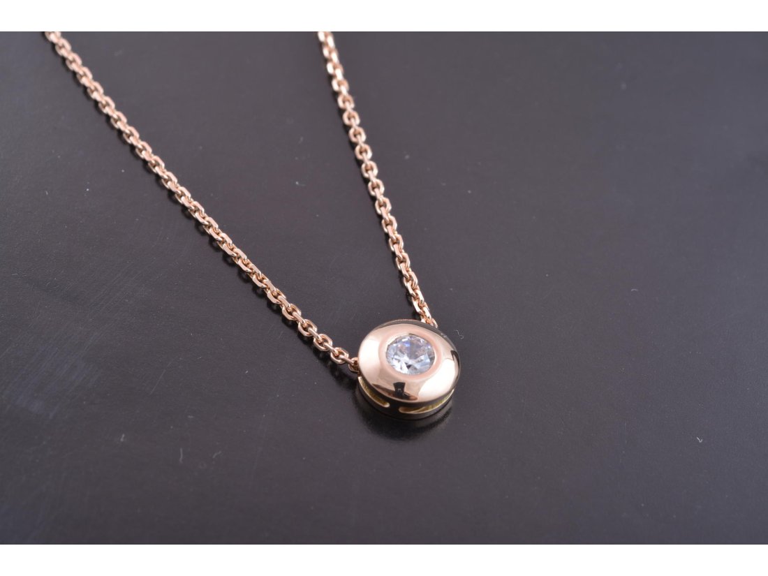 Кольє з великим бігунком