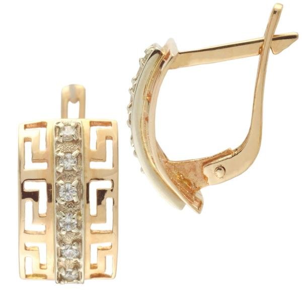 Сережки у стилі "Versace"