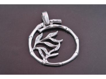 Підвіс "Бамбук" у сріблі - Купити