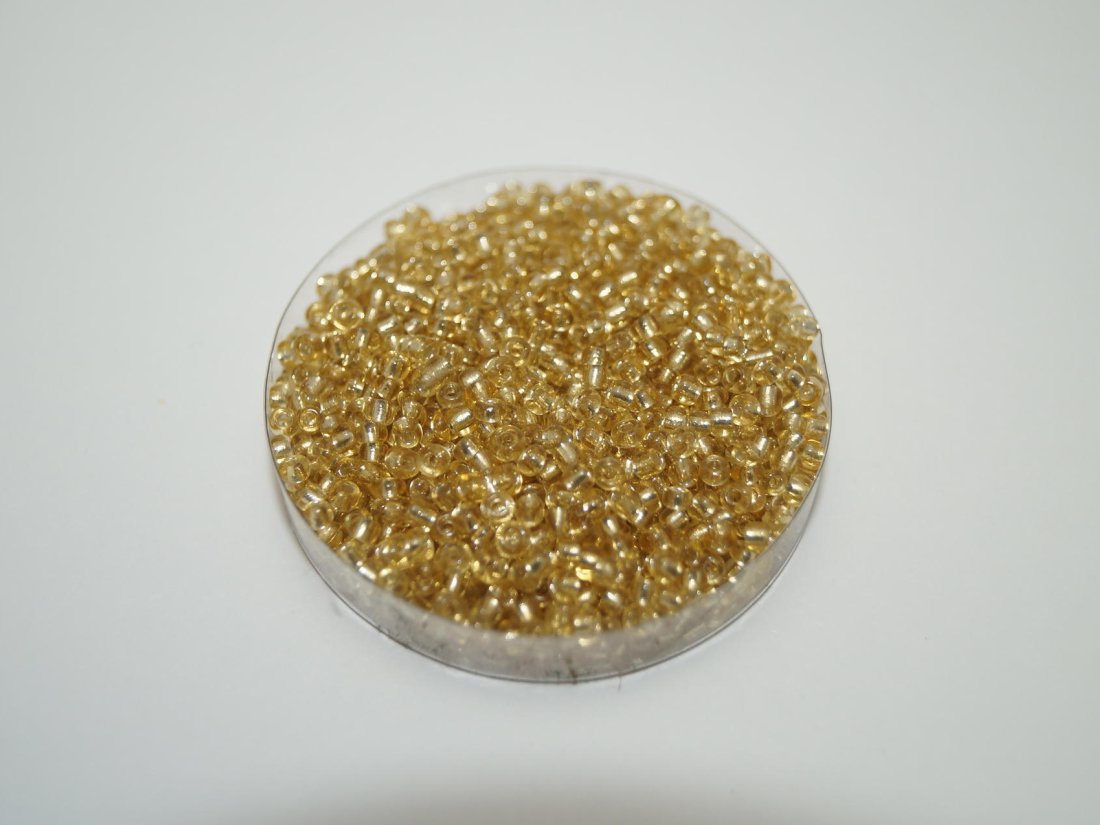 Бісер Дрібний Китайський. 450 г. №12/22В Золотий.