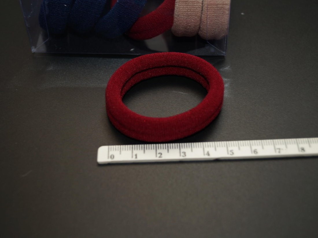 Резинки для волосся. Безшовні. 5.5 см. - Кристалік